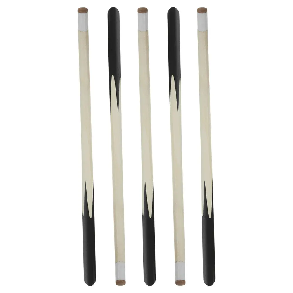 

5pcs Mini Stick Children Wood Pool Cue Short Sticks Billiards Cue Wood Material Billiard Game Set Portable Design
