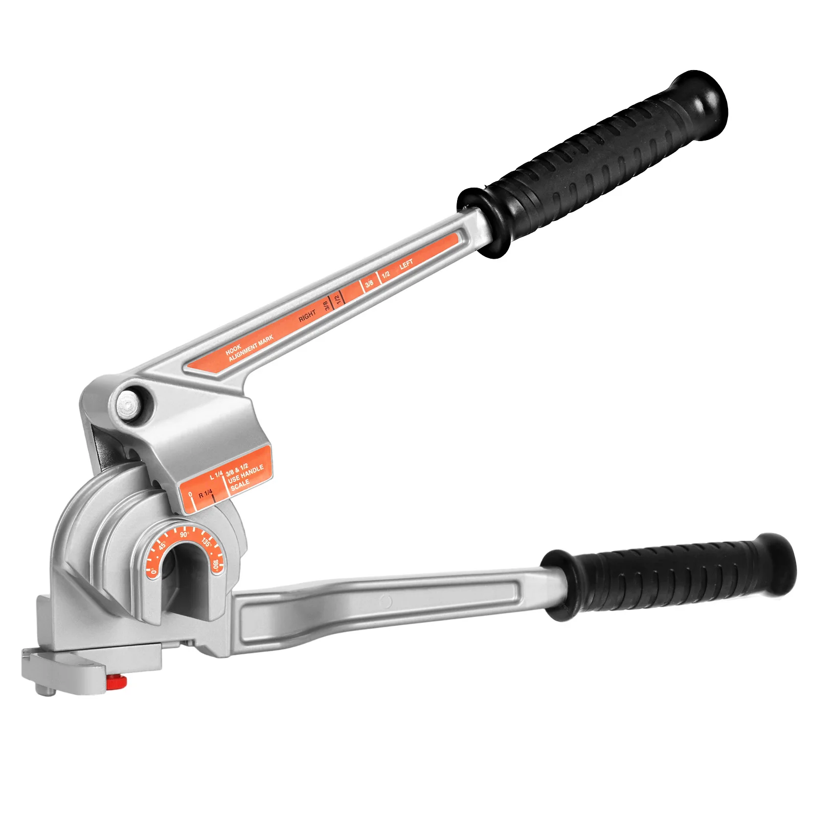 

Трубогиб SucceBuy 3-в-1 для труб 1/4", 3/8", 1/2" OD, ручной, 180° ° Инструмент для гибки медных и алюминиевых труб для ремонта