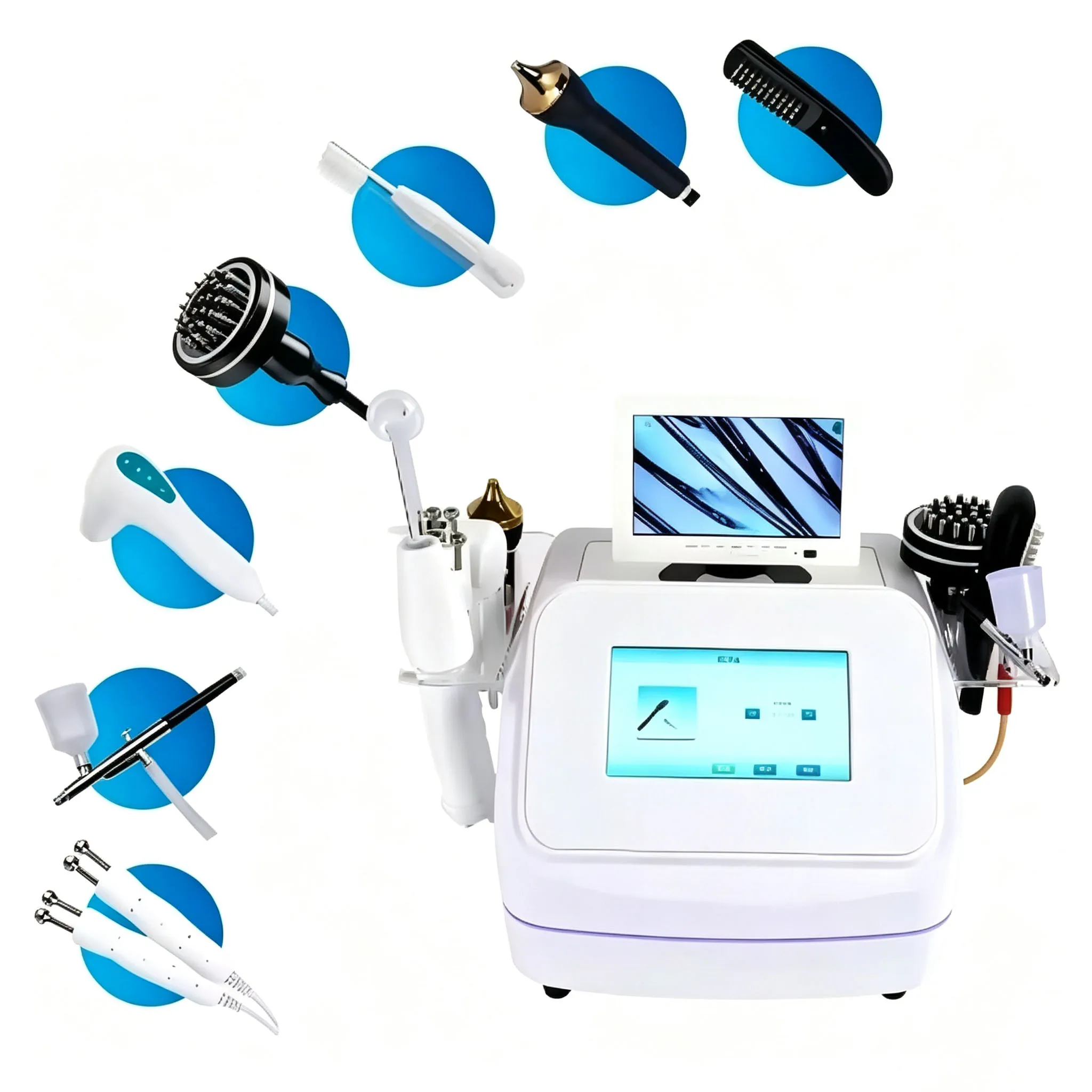 Anti Hair Loss Scalp Hair Follicle Detector, Hair Salon Hair Care Special High-definition Integrated Head Therapy Massage - view 6