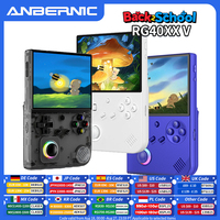 ANBERNIC RG 40XXV Retro Handheld Game Console 4.0 inch IPS Screen Linux 64bit System With RGB Light 64G Card 5000+ Games RG40XXV