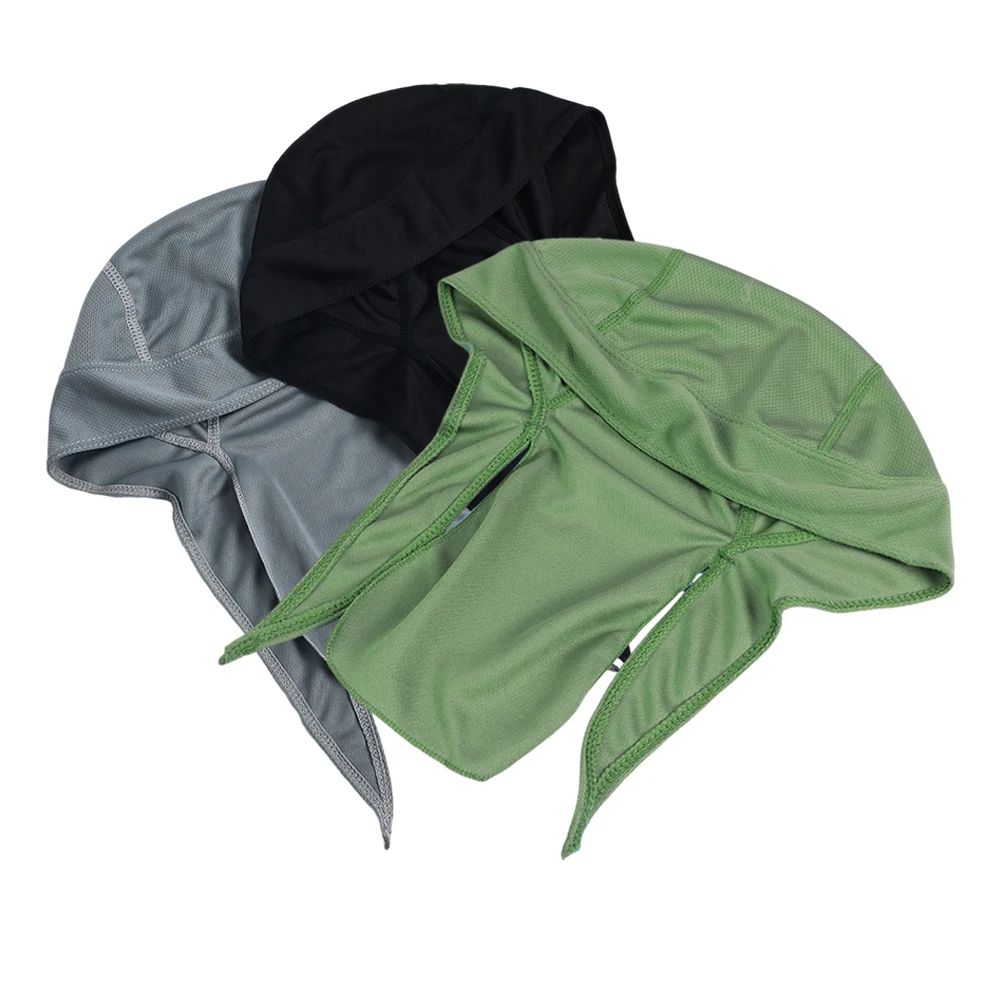 

3 Pcs Quick Dry Hat Turban Cooling Head Cap Bandana Skull Caps Cycling Mask Polyester Bike Riding Summer Beanie Sweat Wicking