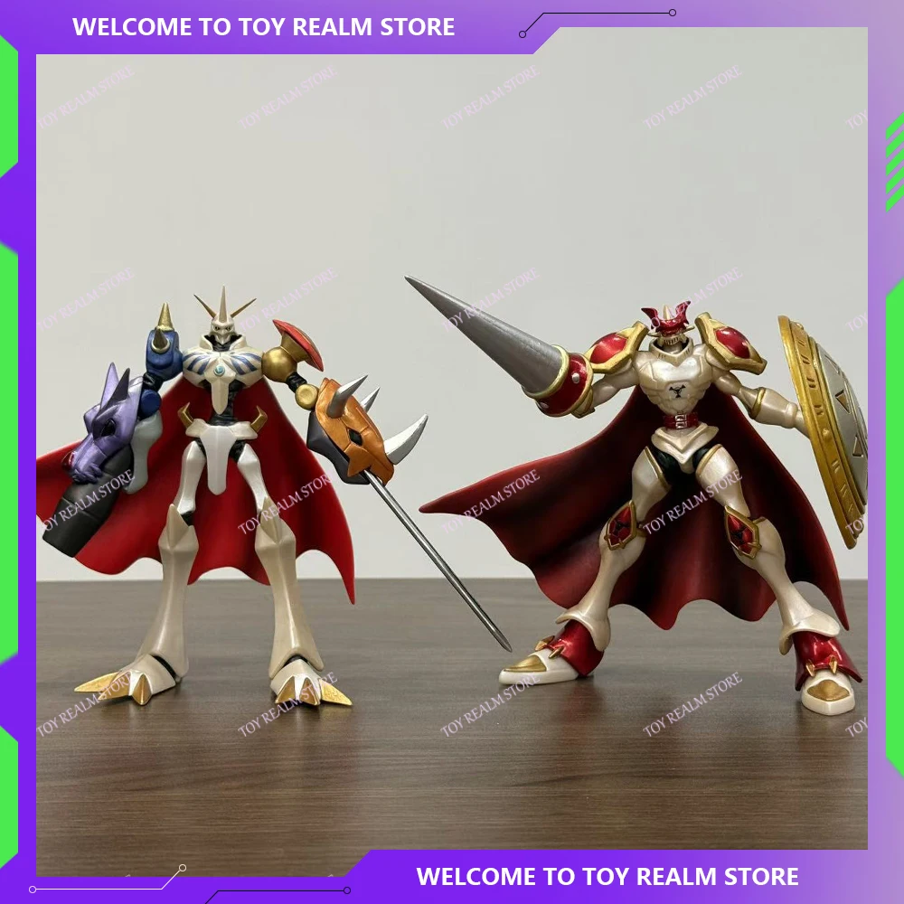 Digimon Anime Figure Omegamon Figure Dukemon Figure Digimon Tactics Ogre Statue Model Collection Ornament Toys Birthday Gifts