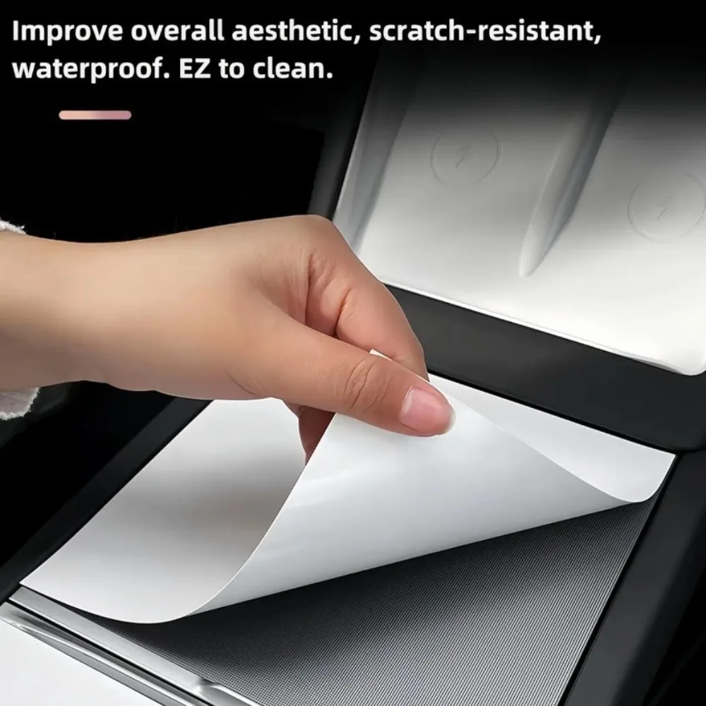 Static Cling Silicone Protector Sticker for Tesla Model Juniper 3/ Y Center Control Panel Anti Scratch Interior Accessories
