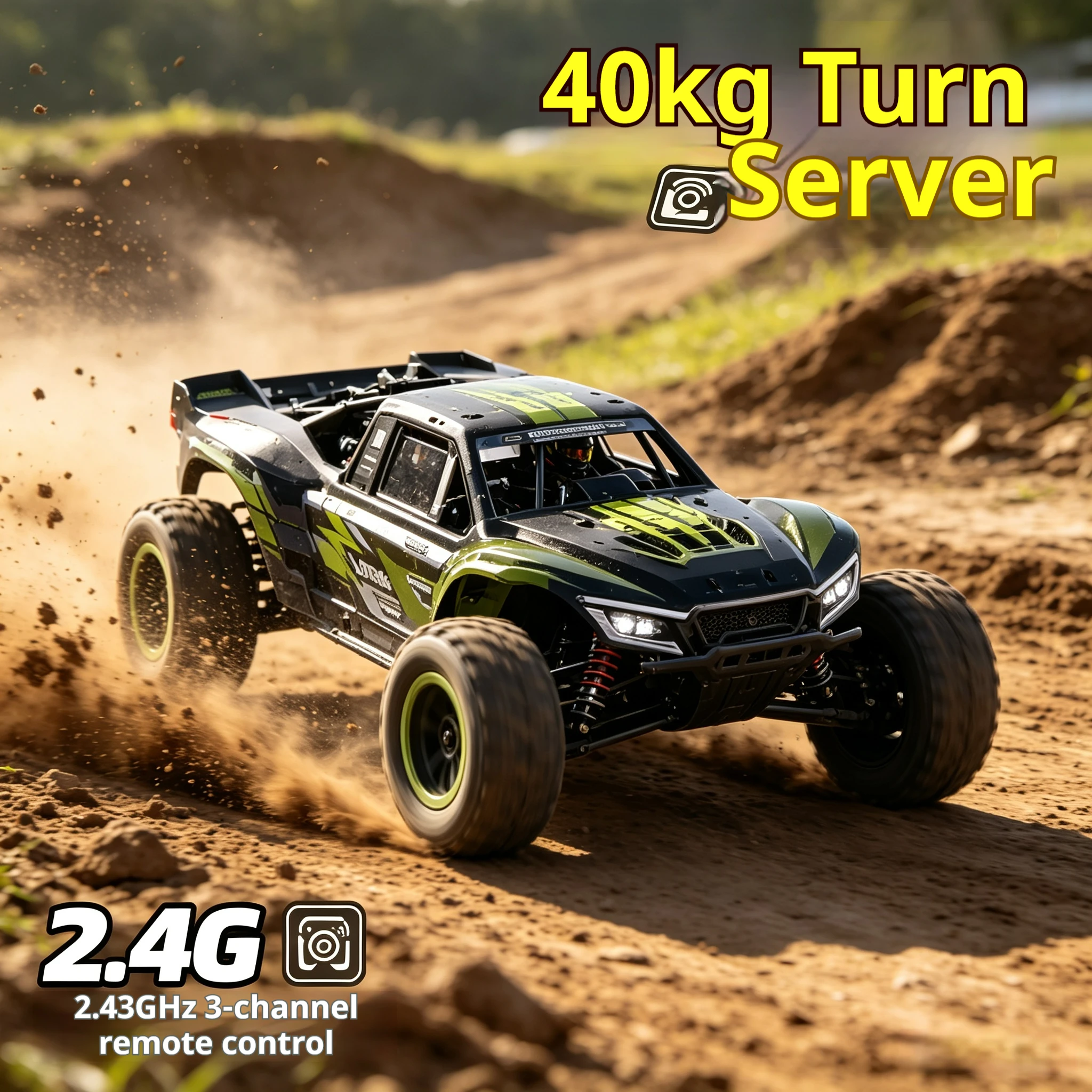 FS‑5T 1/5 Scale 4WD Gas Powered RC Monster Truck 32CC Hobby‑Grade Off‑Road Remote Control Racing Vehicle