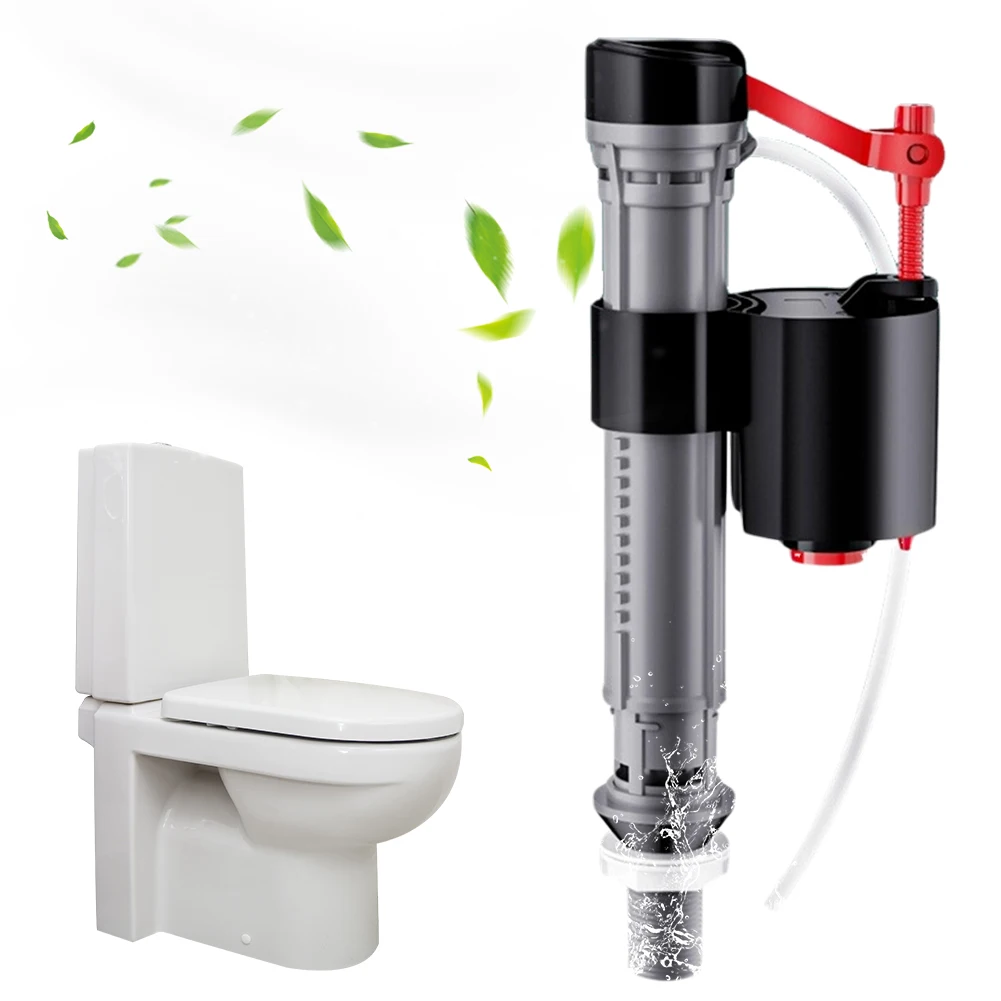 

Universal Toilet Fill Valve Adjustable Height Tank and Bowl Water Control 19.5-30.5cm Toilets Filling Valves Fits Most Toilets