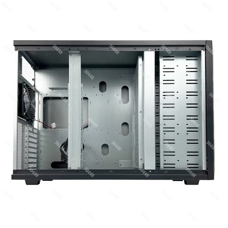 Tower Server Chassis Multi-Bay Hot-Swap EATX Compatible for 5090 Graphics 360 Liquid Cooling Storage Workstation Case