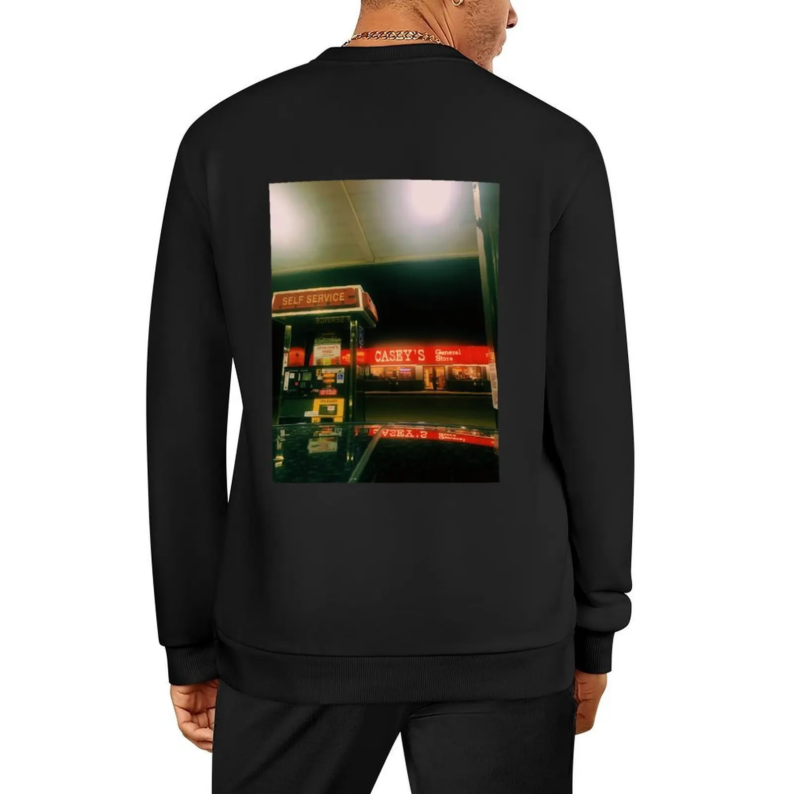

Casey's Gas Station Pullover aesthetic clothing men clothing mens designer clothes blouse graphic sweatshirts