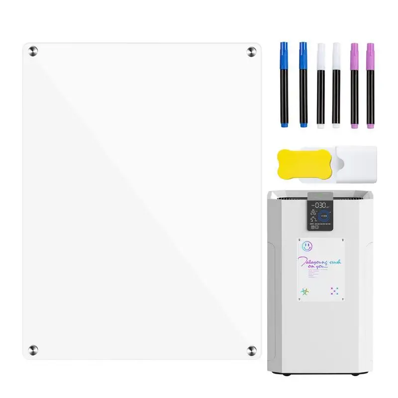 마그네틱 아크릴 건조 지우개 보드, 냉장고용 노트 보드, 투명 아크릴 시트, 일상 생활 정리