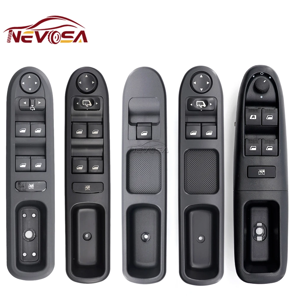 Elektryczny przełącznik sterowania szybami do Peugeot 307 SW 3H 3A/C CC Peugeot 407 6C 6D SW Peugeot 406 8B 6554.KT