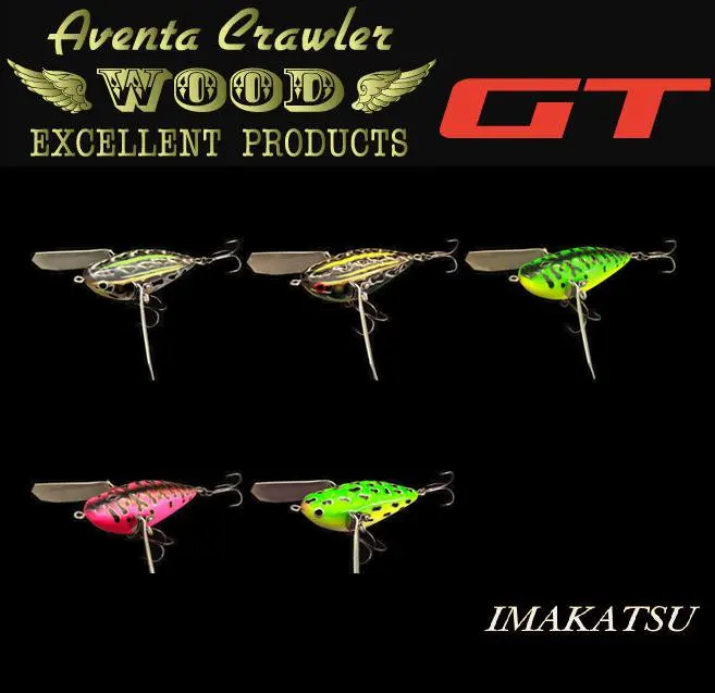 Imakatsu Aventa Crawler GT Wooden Water Cicada 30g