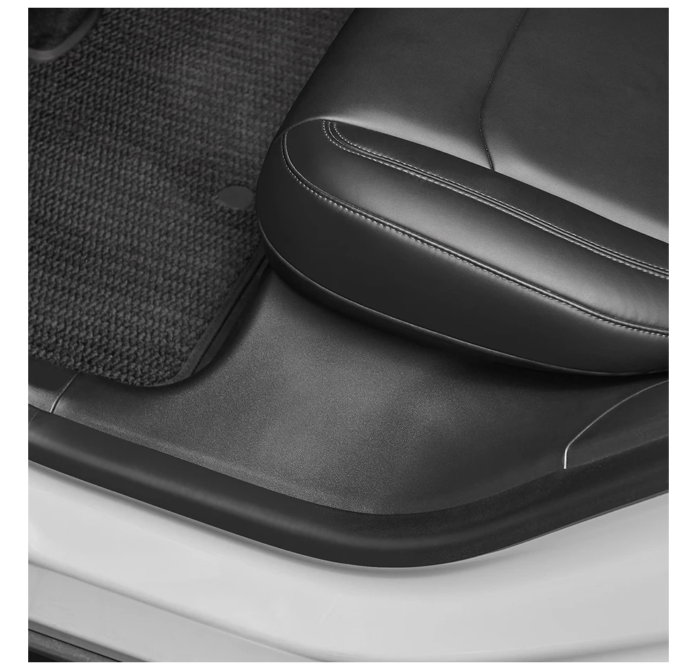 For Tesla Model Y rear Door Entry Carpet Protector & Scuff Decals