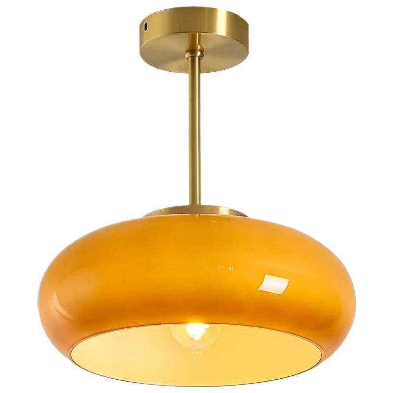Medieval LED Persimmon Balcony Aisle Ceiling Light Wabi Sanfeng Homestay Restaurant Light