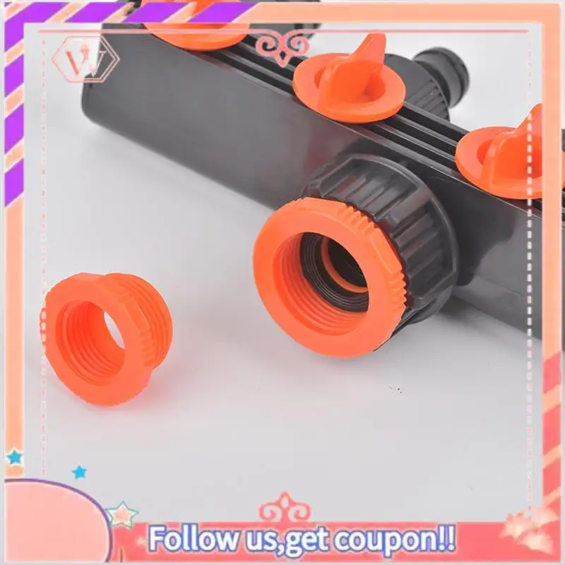 4 Way Hose Splitters For Automatic Watering Water Pipe Linker Timer Faucet Divider