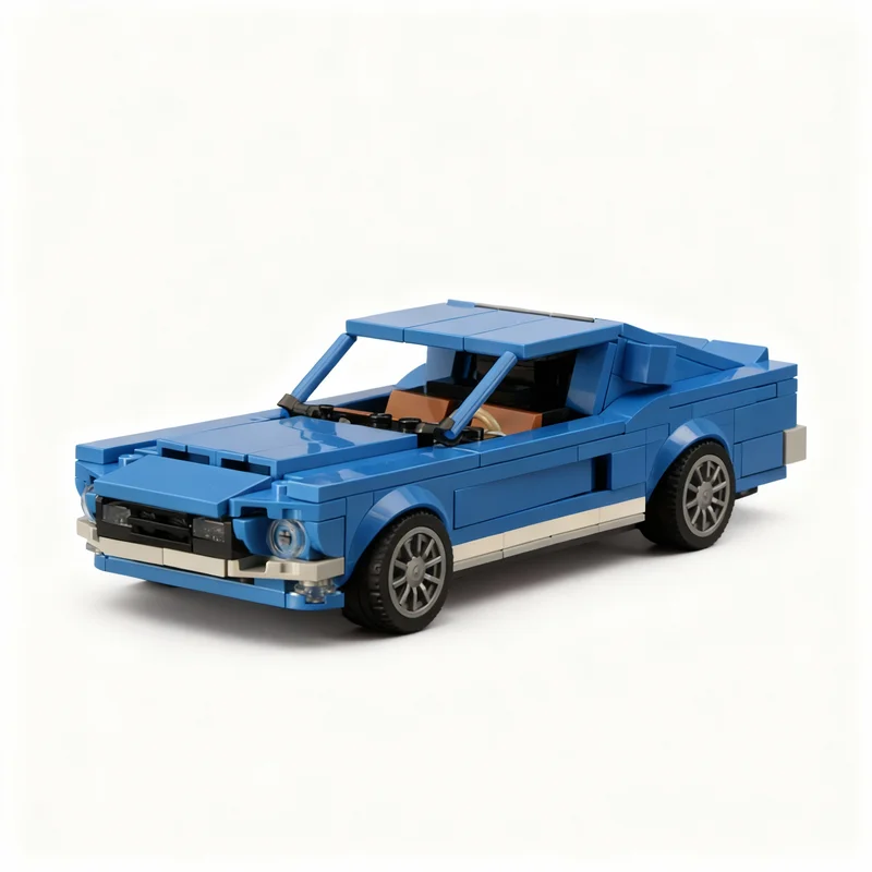 

364pcs MOC Forded Mustangesd GT350 City Champions Model Building Blocks Construction Toy Christmas Gifts DIY Creative Idea Brick