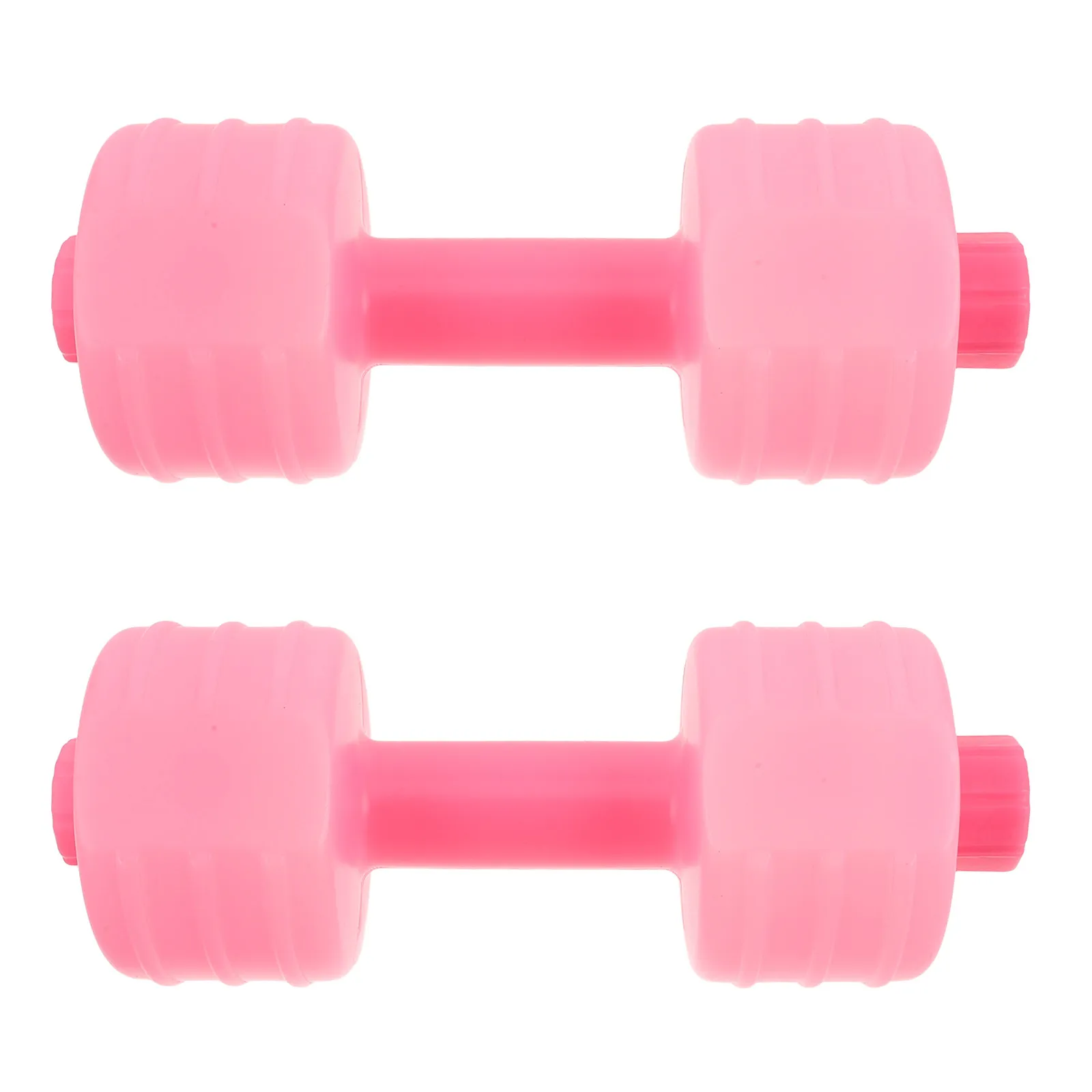 2Pcs Dumbbell Water Bottles Plastic Adjustable Weight Fitness Bottles for Women Home Office Gym Arm Waist Shaping