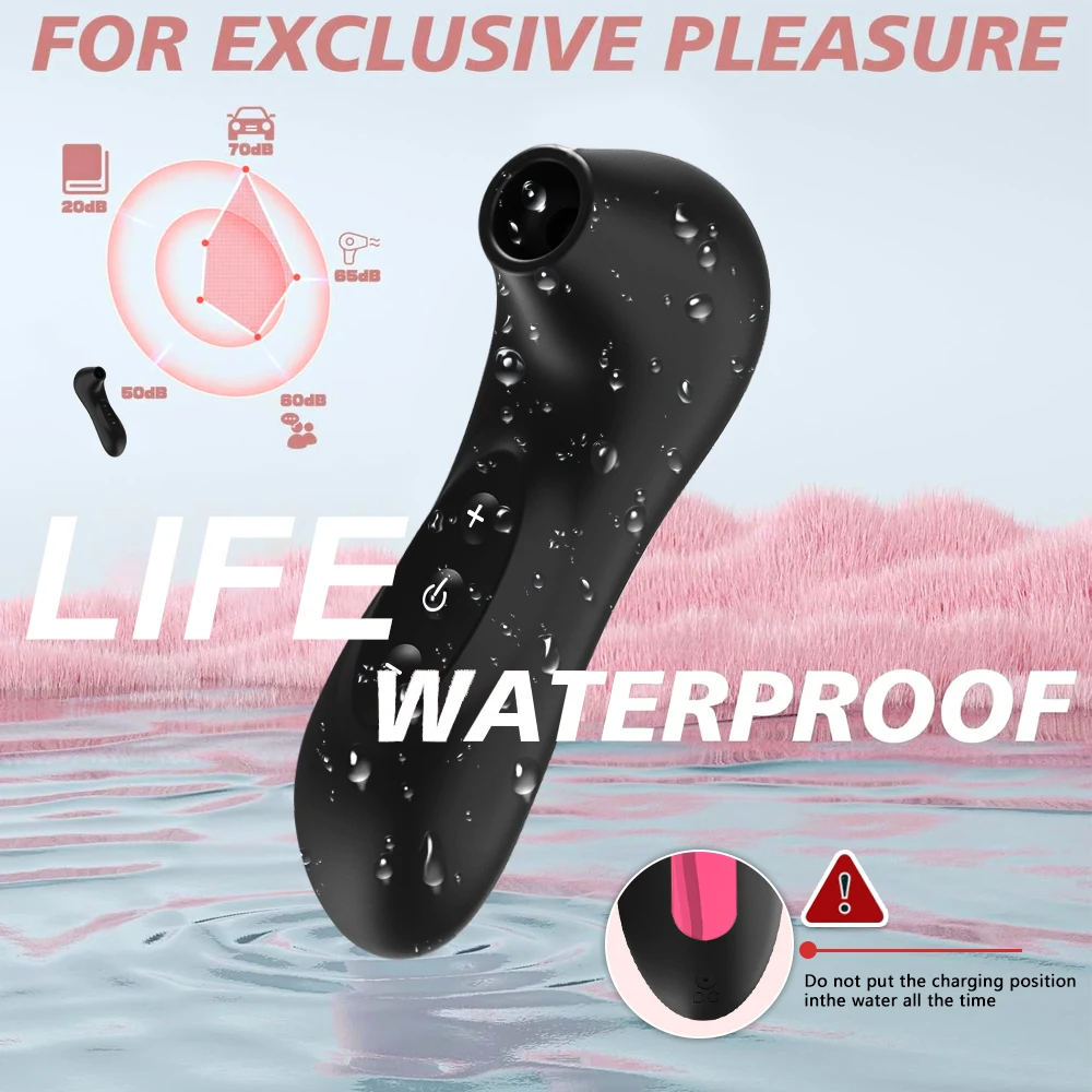 Powerful Sucking Vibrator Nipple Clitoris Stimulator Massager 10 Mode Oral Blowjob Vacuum Sex Toys Adults Goods for Women view 5