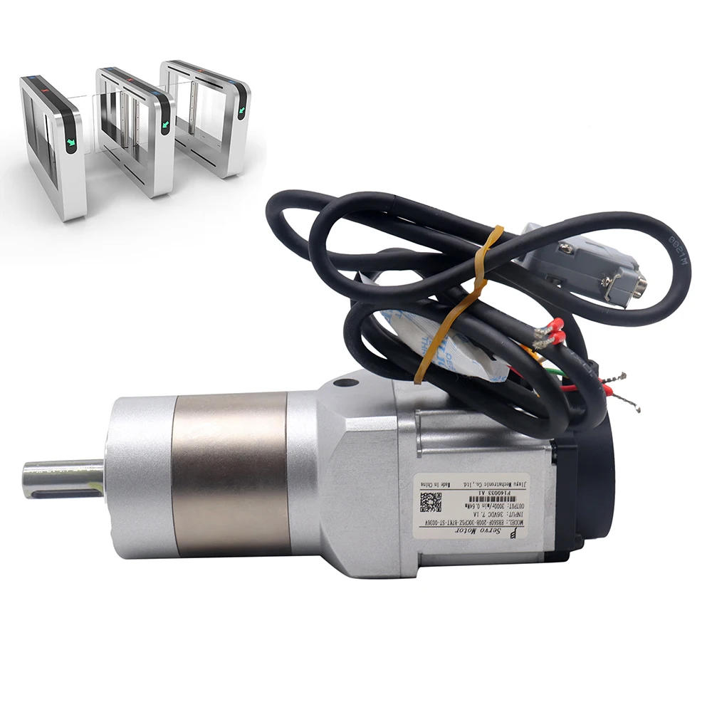 

Powerful DC 36V 200W Servo Motor Rated Current 5.5A Low Noise Incremental Encoder for Swing Gate