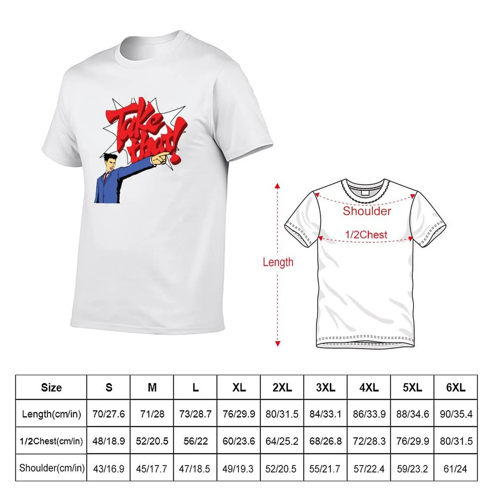(Take That) Guilty T-Shirt plus size tops Anime t-shirt Men's clothing
