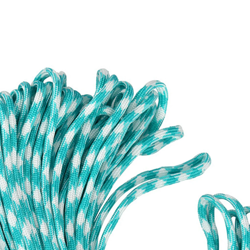 100 متر 5 مللي متر 7-core خيمة التخييم إصلاح النسيج ملزمة مظلة حبل مضفر الحبل المنزل في الهواء الطلق خط الحياة