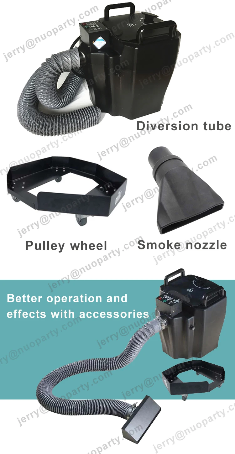 Factory  direct  sale High Power 3500W Dry Ice Fog Machine grand low fog machine for stage light effect