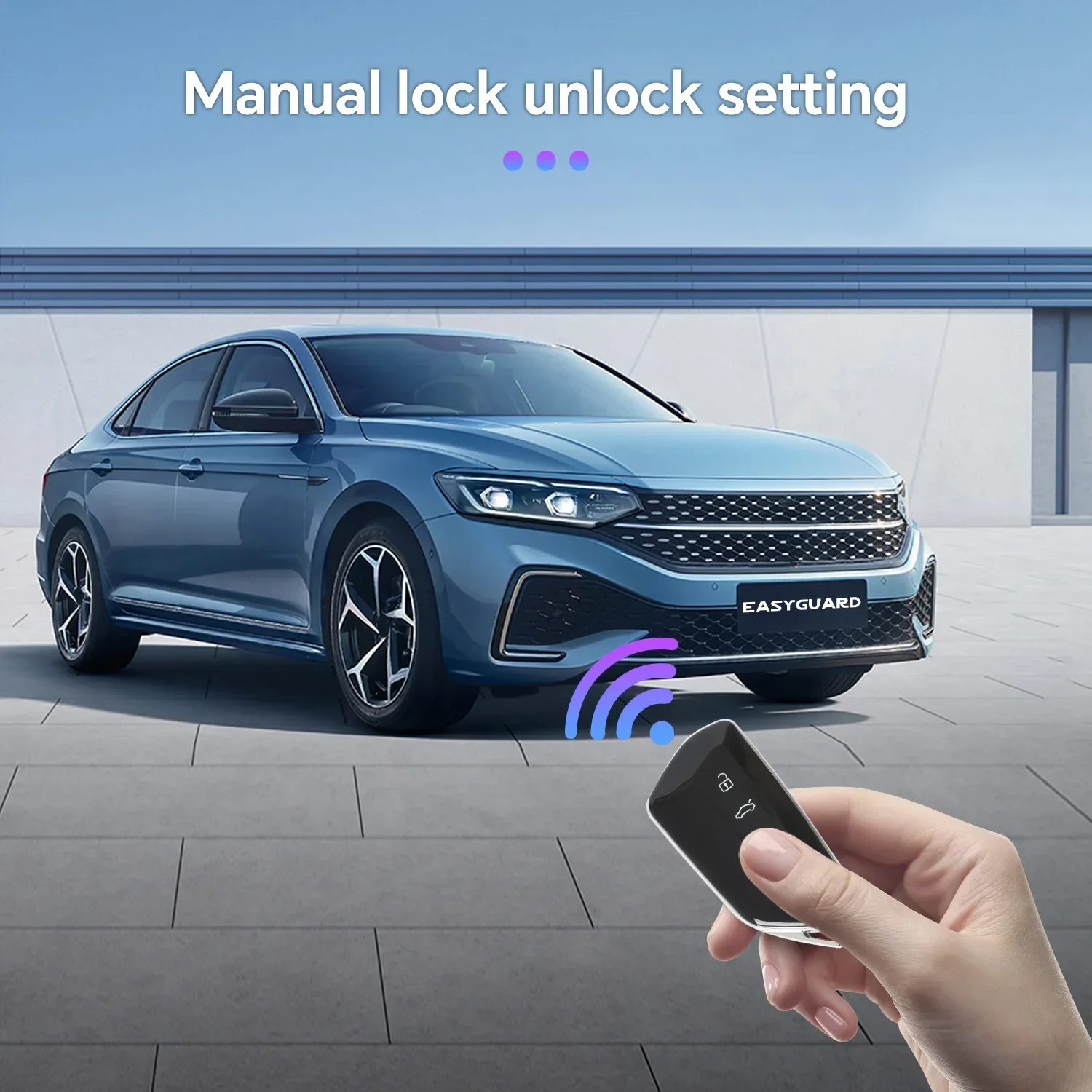 EASYGUARD Smart Key Replacement Keyless Entry System For VW Tiguan TOURAN With Factory OEM Push Start Button & Comfort Access