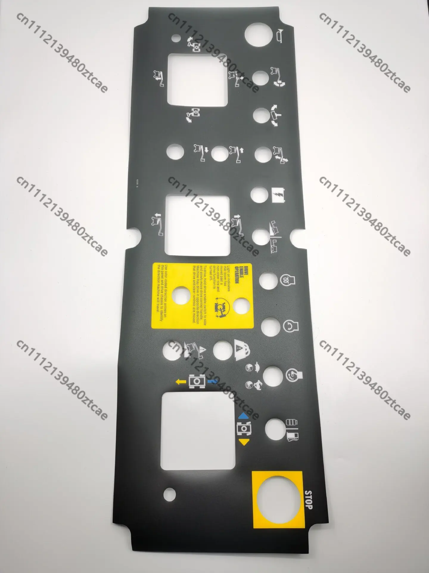 82238 Metal Control Panel Graphic Overlay Anti Scratch Keypad Protective Film Replacement Parts For Telescopic Boom