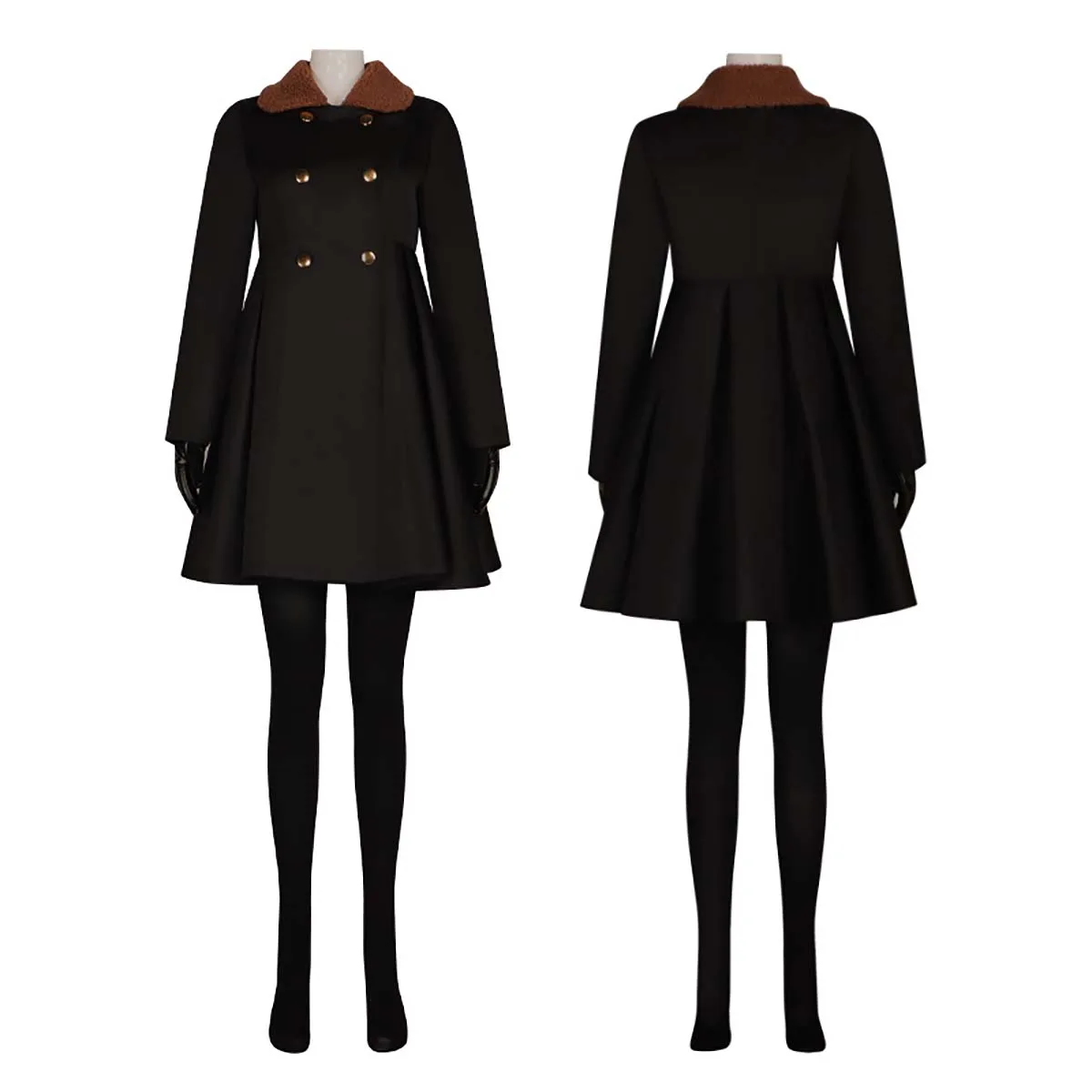 

Women Horrible Movie Ai Doll Robots M3gan Cosplay Black Winter Costume Or Wig