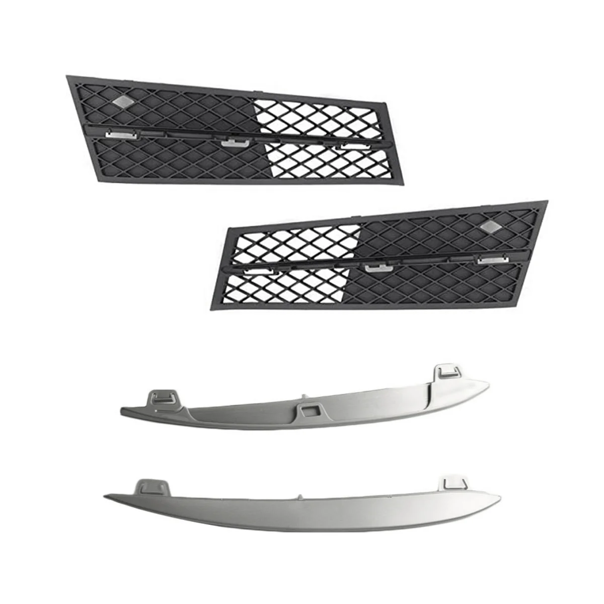 

AD05-Front Lower Bumper Grille Cover Chrome Trim for BMW F10 F11 F18 2010-2013 51117200699 51117200700 51117231859 1117231860