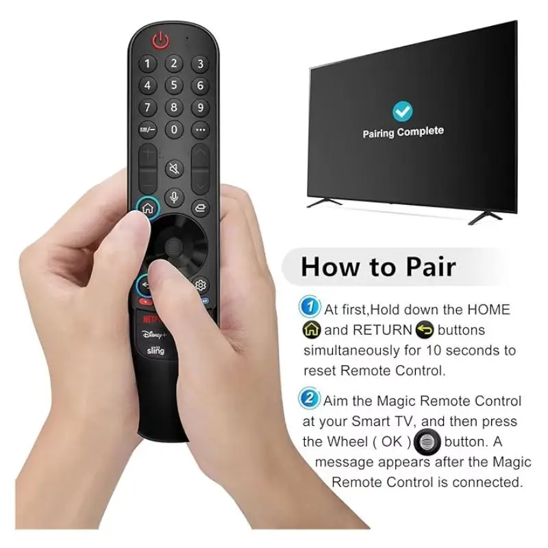 New MR23GA Replacement Magic Remote Control For LG-TV-Remote Compatible For All LG With Voice Function Smart OLED QNED UHD 4K 8K