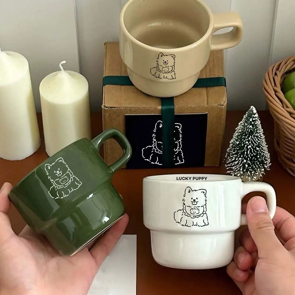 Dog Mug Multi-Pupose Chic-Style Coffee Cup Present For Lovers Friends