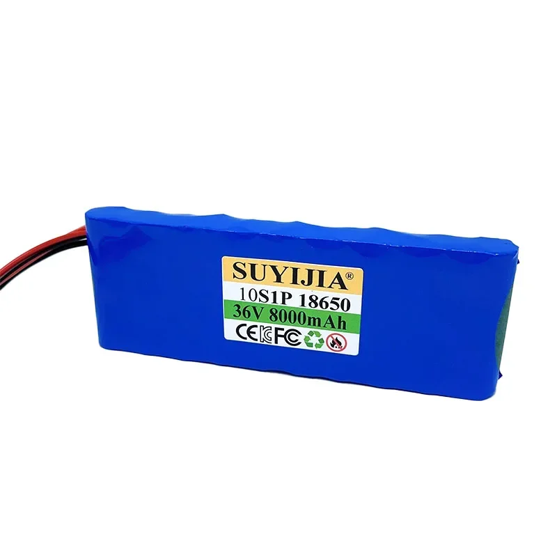 

18650 10S1P 36V 8000mAh Rechargeable Li-ion Battery Pack for Electric Bicycle Scooters with BMS Backup Battery