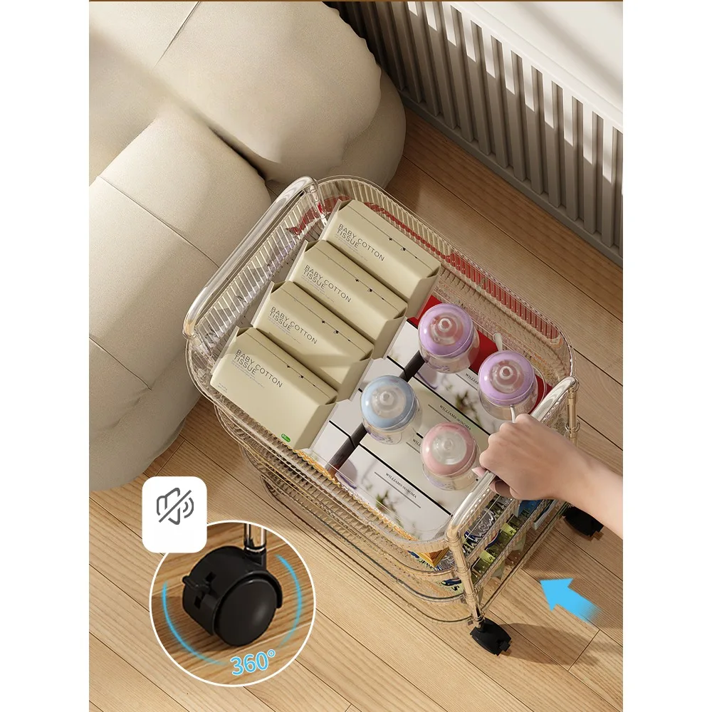 Kitchen U-shaped Rack Floor-to-ceiling Household Multi-functional Vegetable and Fruit Corner Rack Multi-layer Vegetable Basket