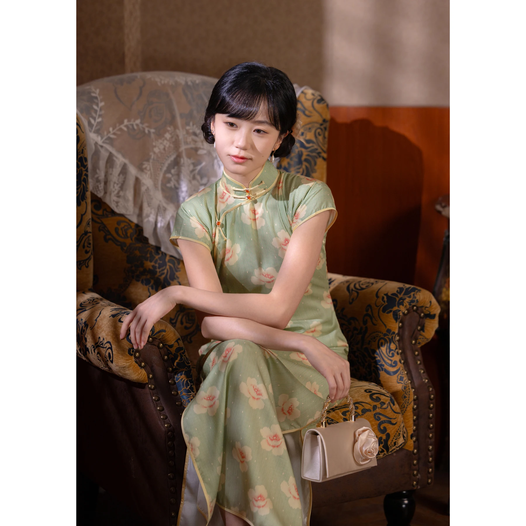 

Удобная традиционная дышащая одежда пастельных тонов в винтажном стиле для повседневной носки, с длинными или короткими рукавами, с открытым передом, для поездок на работу.