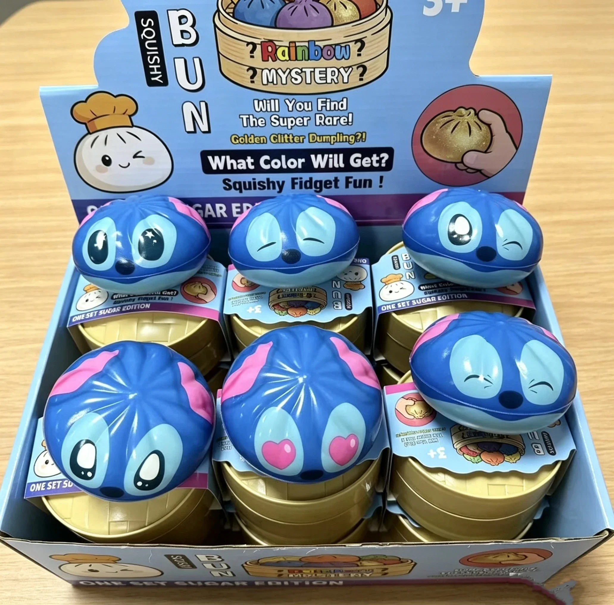 Simuliertes weiches Stressabbau-Squishy, Stitch Slow-Rebound Cartoon-Squishy-Spielzeug, Suppenknödel-Blindbox – Detail 1