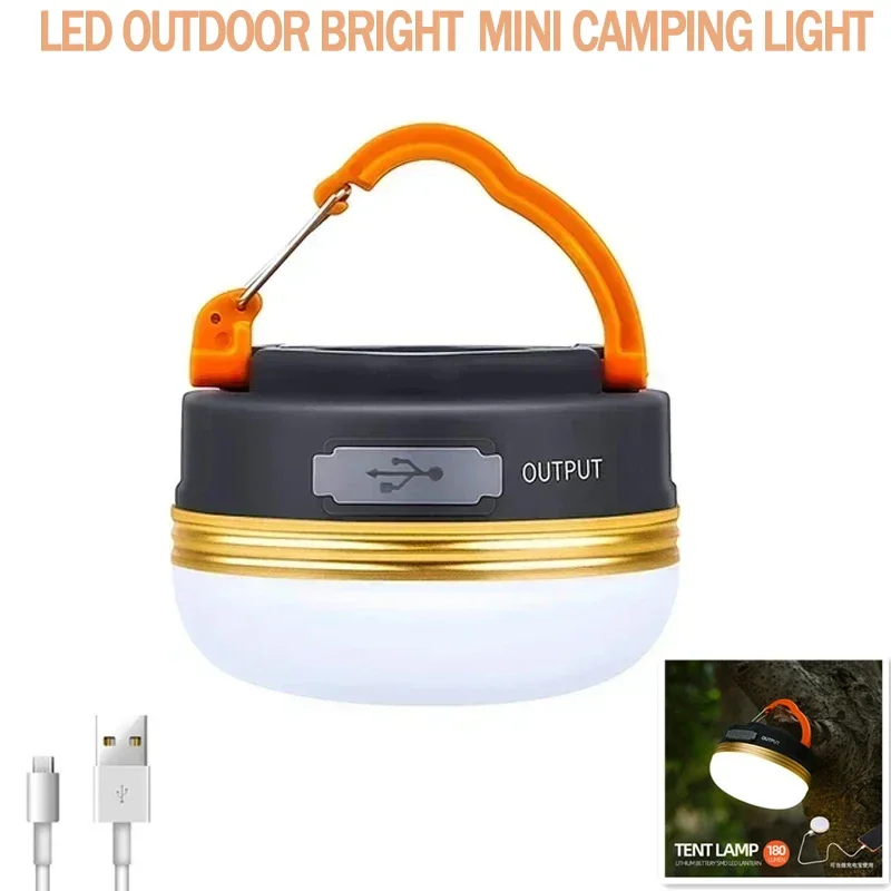 

10W LED Camping Light Tent Light 1800mAh Portable Camping Light Outdoor Hiking Night Pendant USB Rechargeable Emergency Lights