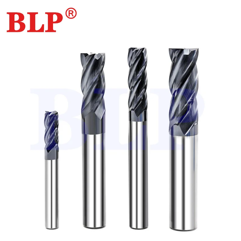 Milling Cutter Hrc50 4 Flute Endmill Alloy Tungsten Steel Cnc Maching Wholesale Top Milling Machine Tools For Steel Woodworking