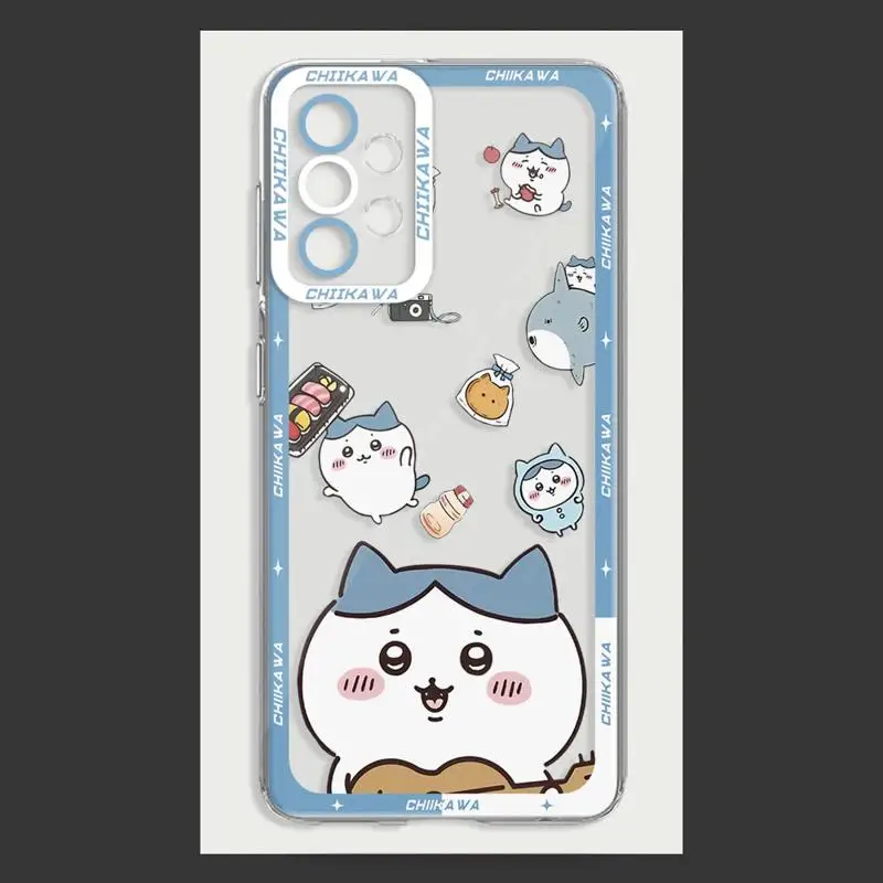 Japan Comics Cute Chiikawas Phone Case for Samsung Galaxy A13 A14 A32 A11 A53 A34 A33 A12 A54 A73 A23 A42 A22 A72 Clear Cover