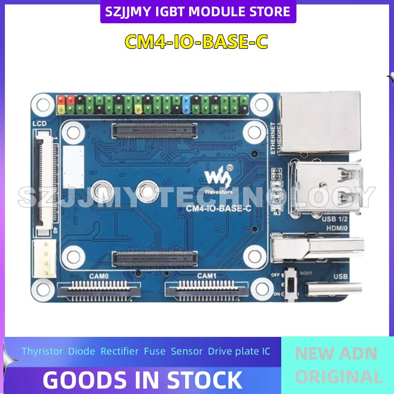 

Raspberry Pi CM4 Computing Module IO Expansion Board Bottom Panel LCD/Gigabit Ethernet Port/Dual MIPI CSI Interface