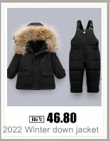 2026 Fashion Winter Duck Down Jacket for Big Boy Children Wear Parka Garments Clothes Thickened Hooded Feather Coat Clothing 6-1