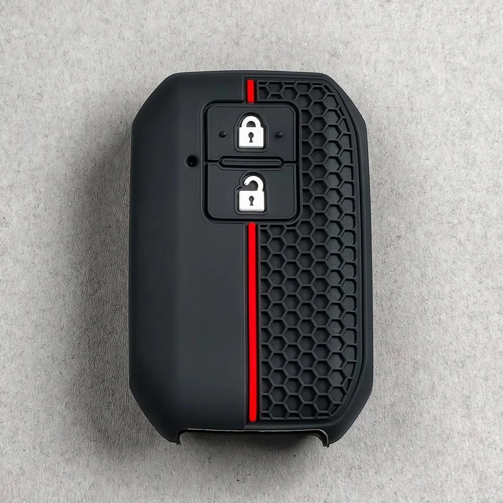 2-Tasten Silikon Autoschlüssel-Hülle Schlüsselgehäuse für Suzuki Swift Wagon R Monopoly Typ Fernbedienung Schlüsselanhänger Zubehör – Detail 3