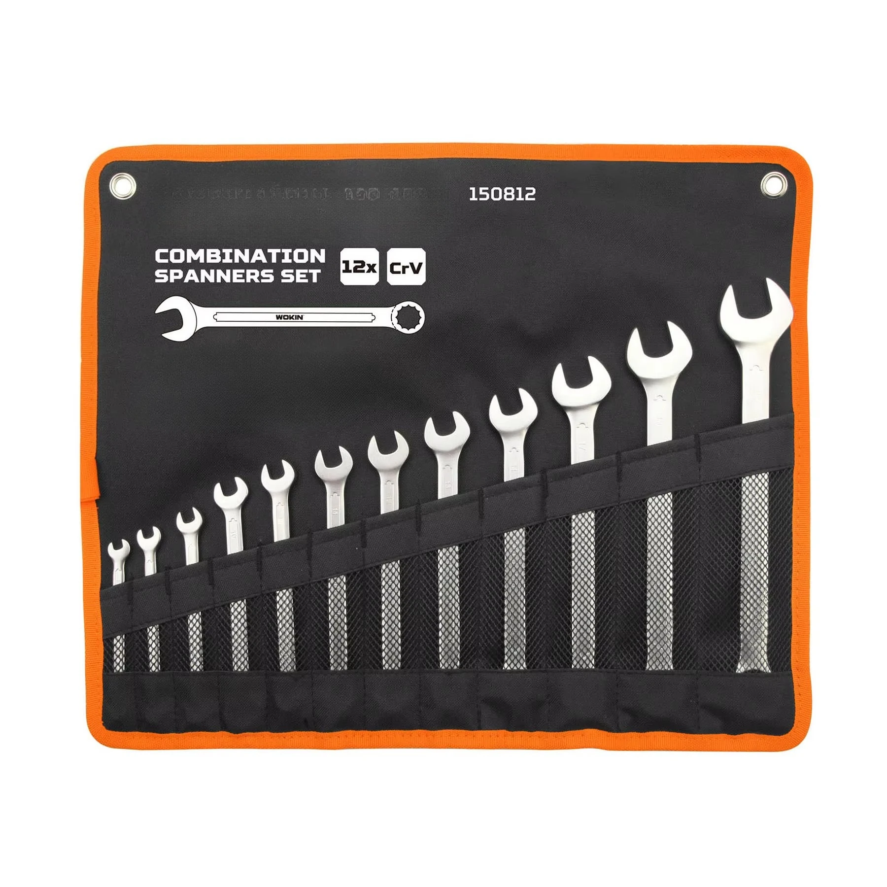 

150812 Industrial 12pcs Combination Wrench Spanners Set With High Quality
