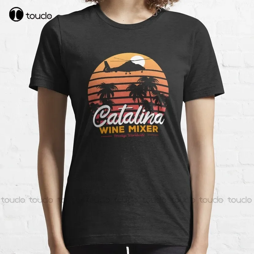 Catalina Wine Mixer step brothers movie Classic T-Shirt black shirts for men Custom aldult Teen unisex digital printing xs-5xl