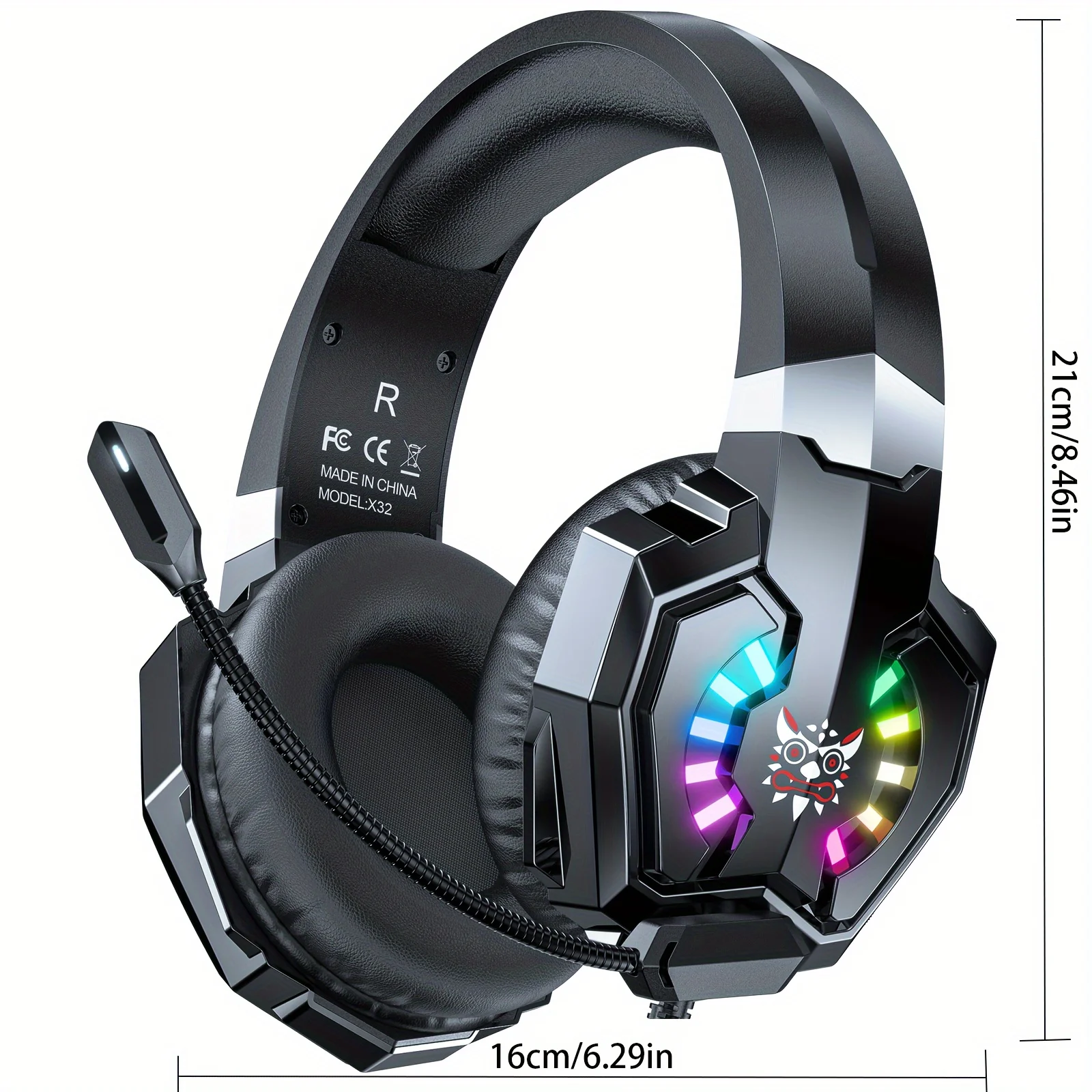 ONIKUMA X32 سماعة الألعاب متعددة المنصات سماعة الألعاب سماعة الألعاب سماعة الألعاب الكمبيوتر المحمول، PSP، PS4 #5
