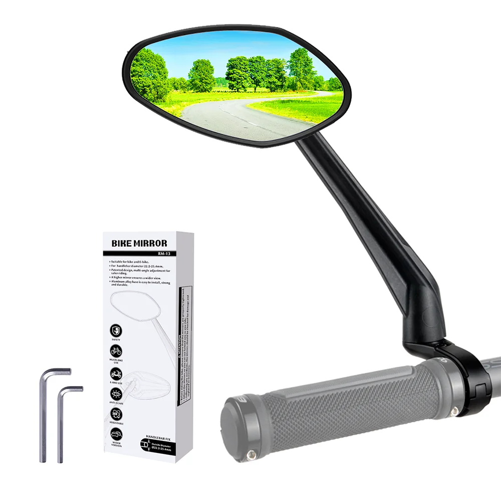 Easydo Factory Lengthen Bicycle Mirror Anti Shake Side Mirror Ebike Rearview Mirror For Cycling