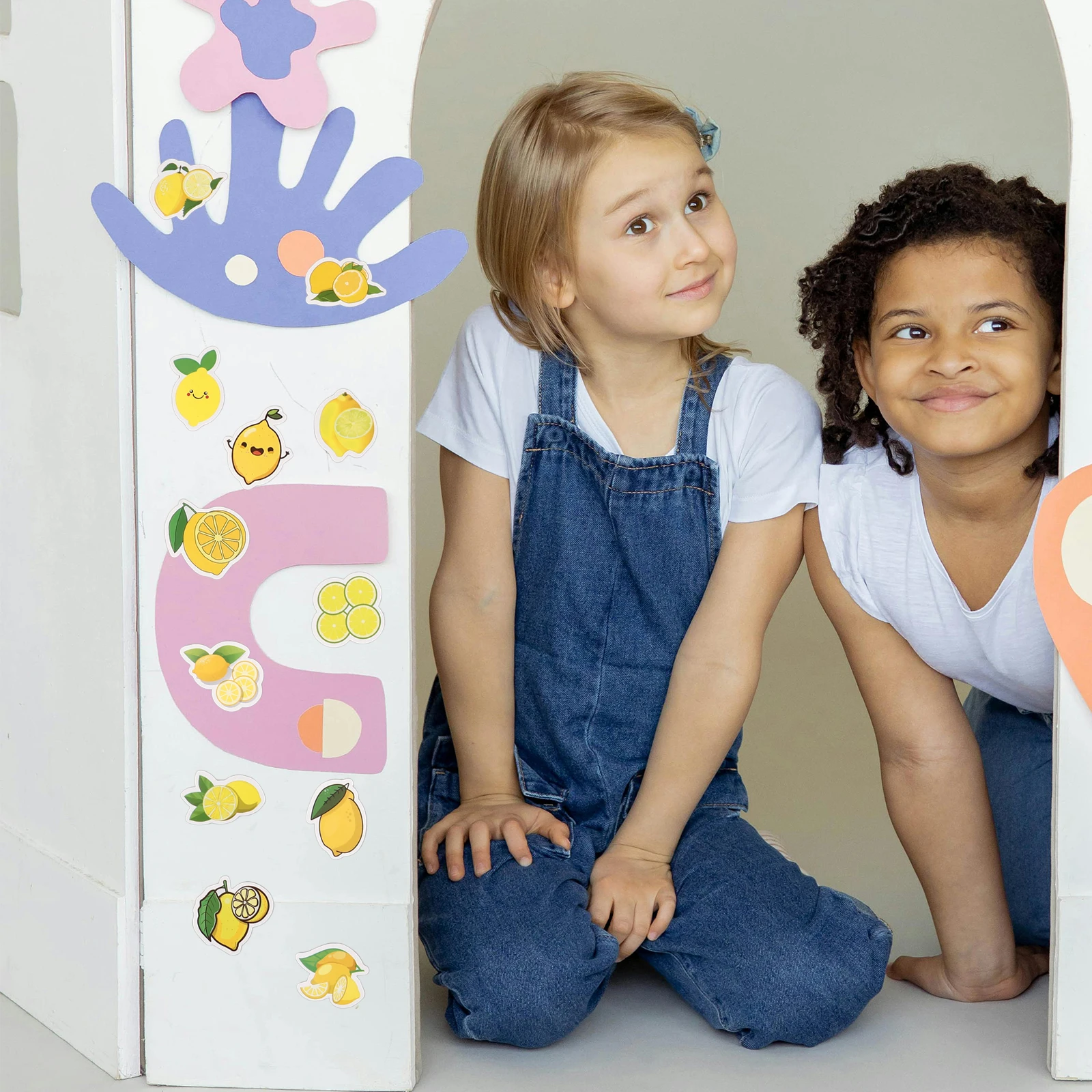 

50pcs Lemon Stickers Cute Cartoon Decals For Laptop Suitcase Notebook Phone Bottle Scrapbooking Diy Adhesive Stickers