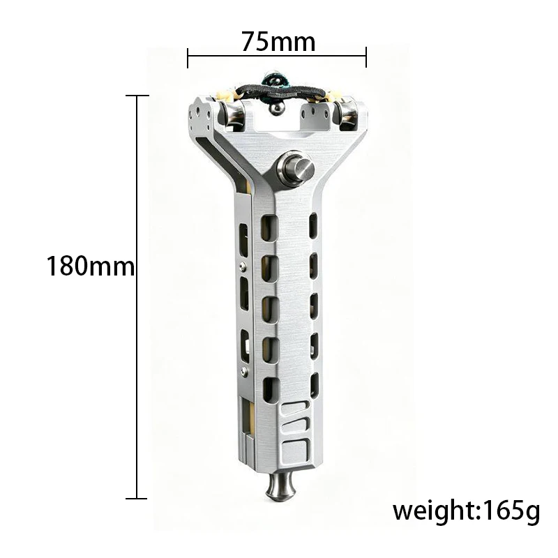 CNC Stainless Steel Support 3D Printing Body Magnetic Suction Automatic Loading Outdoor Hunting Shooting Catapult Holiday Gift