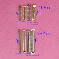 2-10 шт. ЖК-дисплей экран Usb зарядка FPC Разъем для Samsung Galaxy A41 A415F A715 A71 A516 A51 A515 4G Φ 78 40 Pin