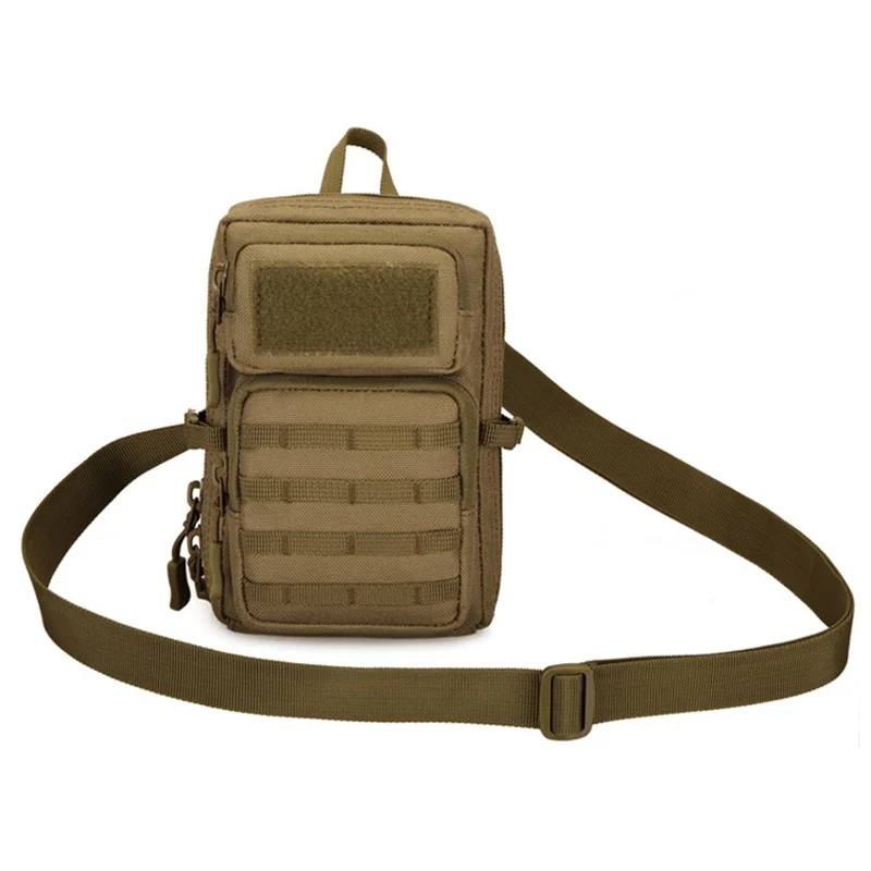 1000D Nylon Tactical Shoulder Bag Multifunction Molle Waist Bag Outdoor Sports Climbing Hiking Camping Travel Rucksack