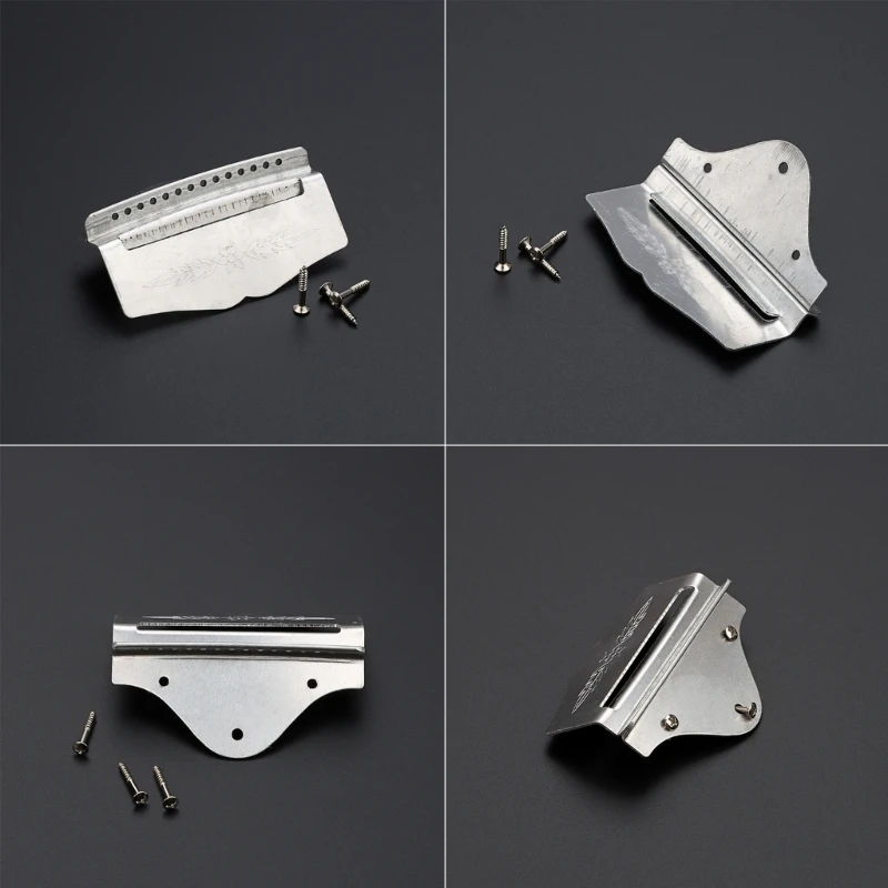 14 Strings Aluminum Mandolin Tailpiece with Mounting Screws Instrument Part