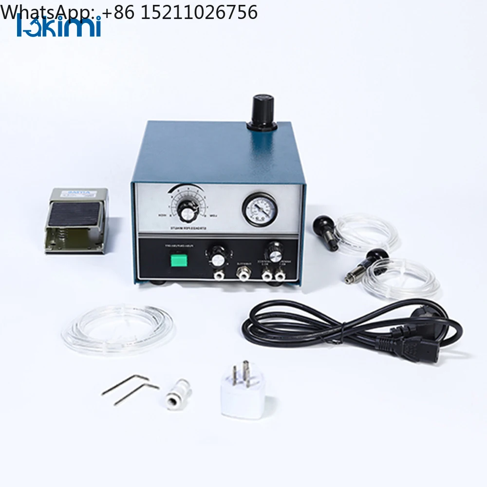 Jewelry Air Engraving Tool Lakimi Double Head Pneumatic Graver Machine LK-E04